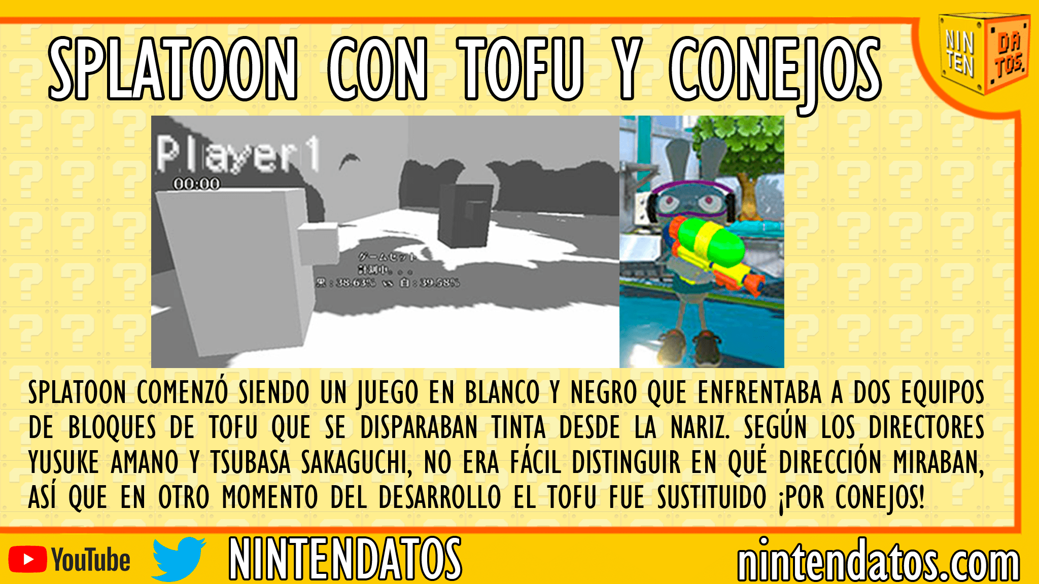 Splatoon con tofu y conejos
