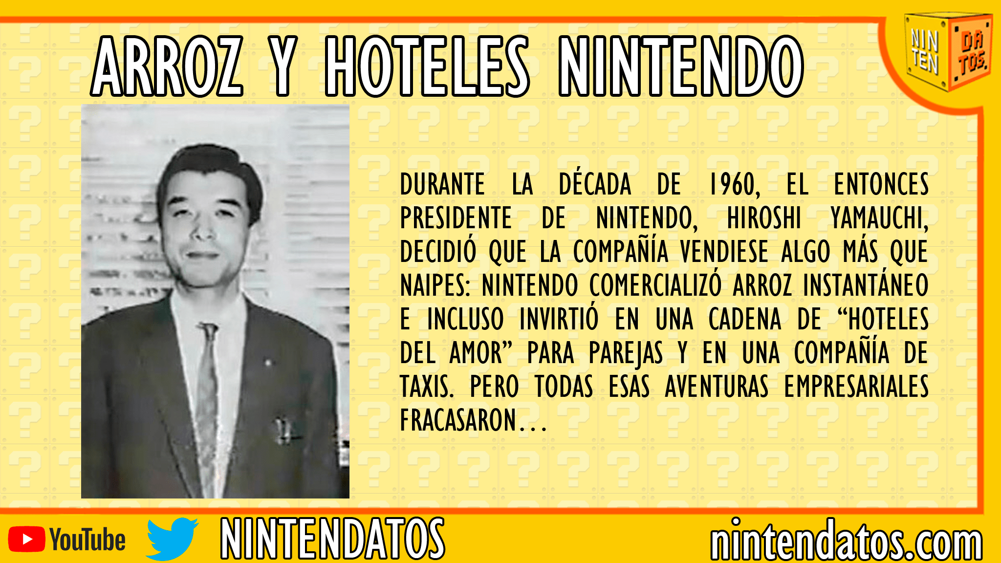 Arroz y hoteles Nintendo