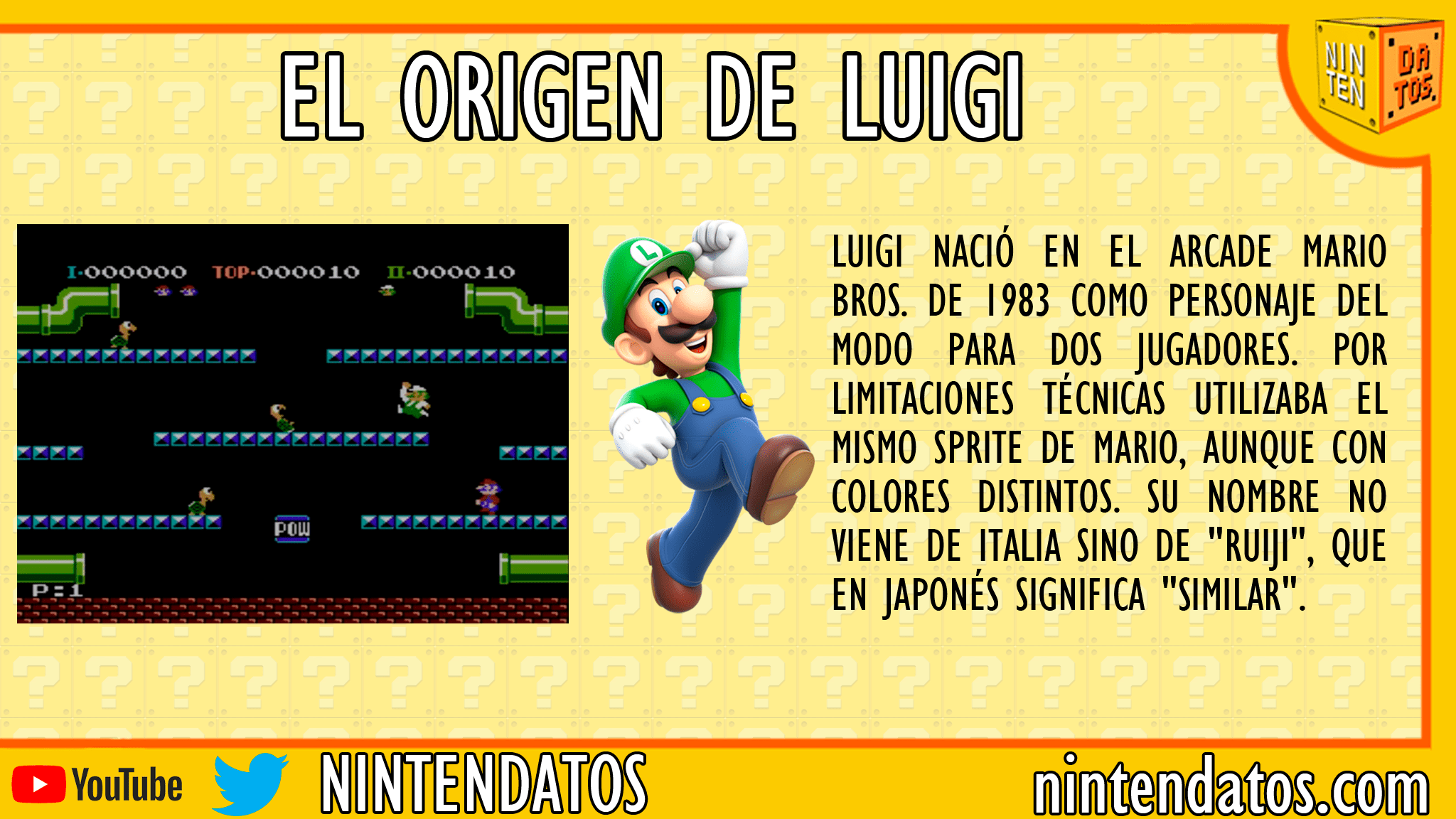 el origen de luigi