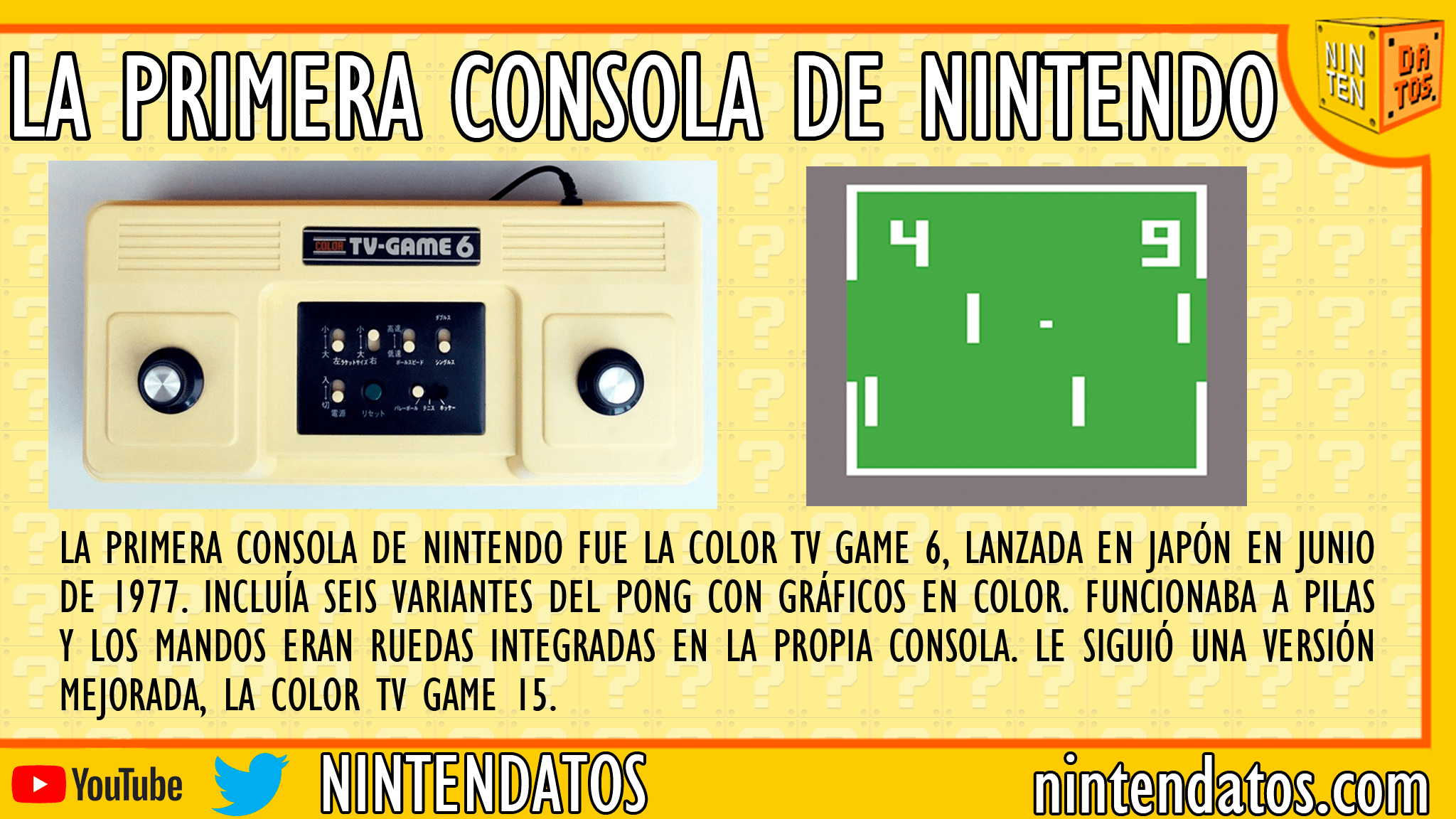 La primera consola de Nintendo