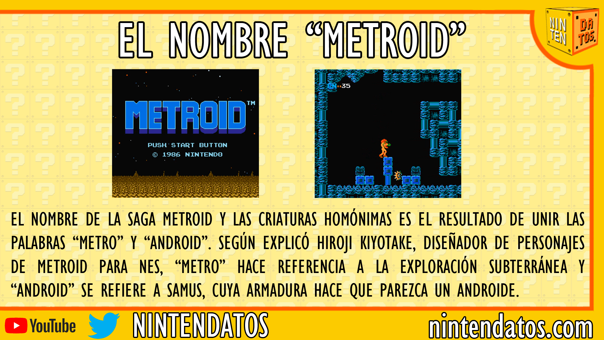 El nombre Metroid