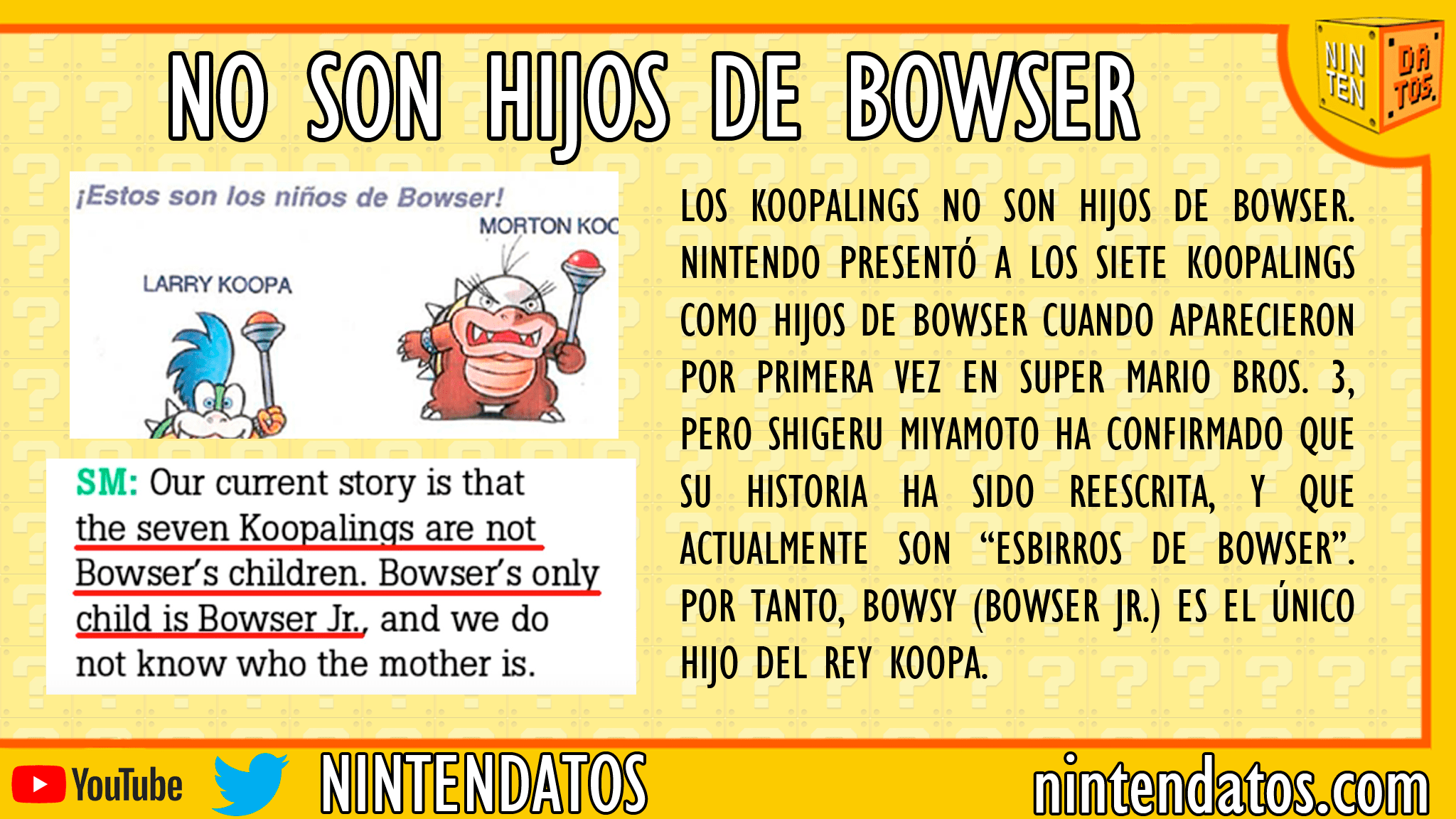 no son hijos de bowser