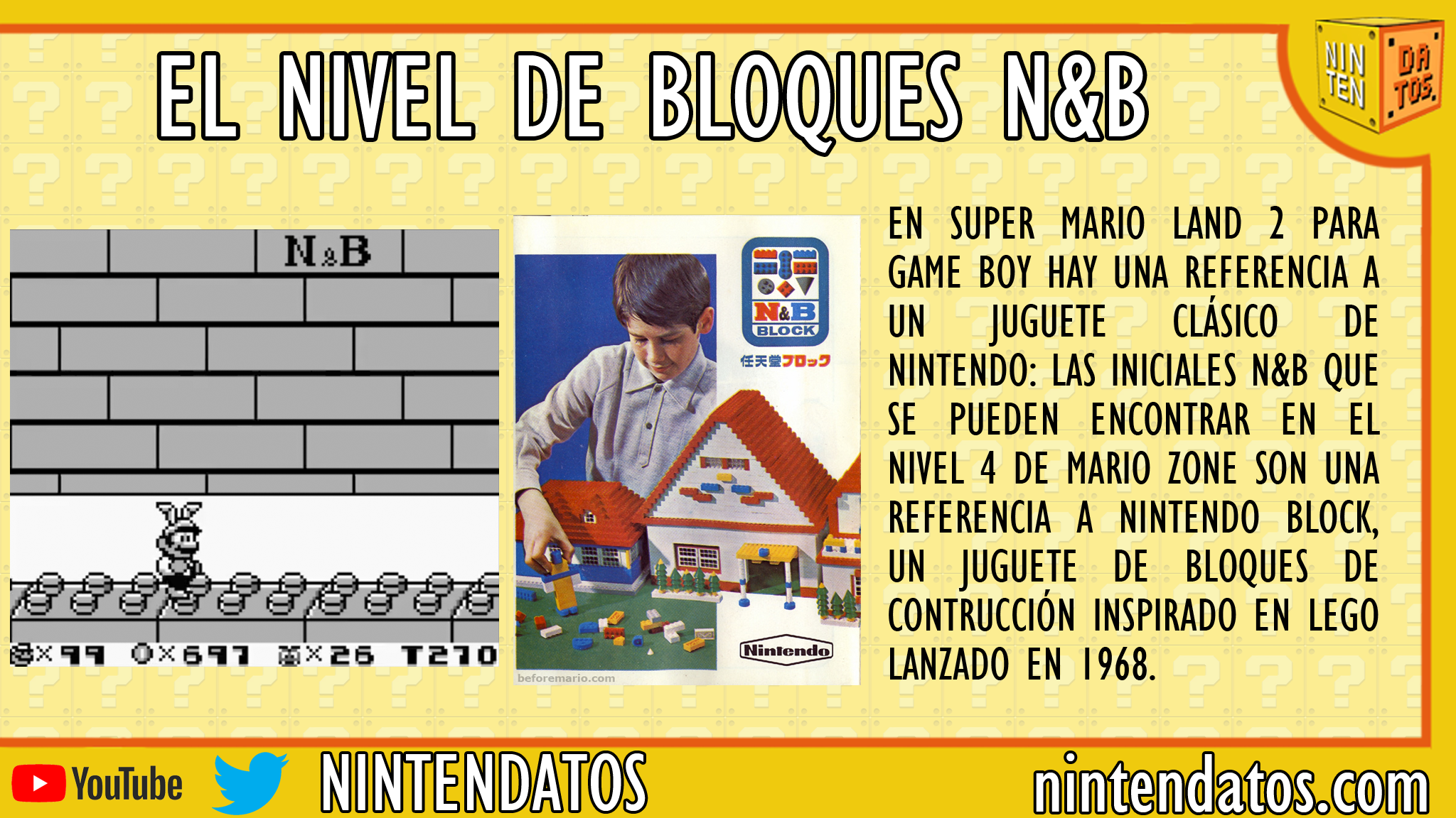 el nivel de bloques n&amp;b