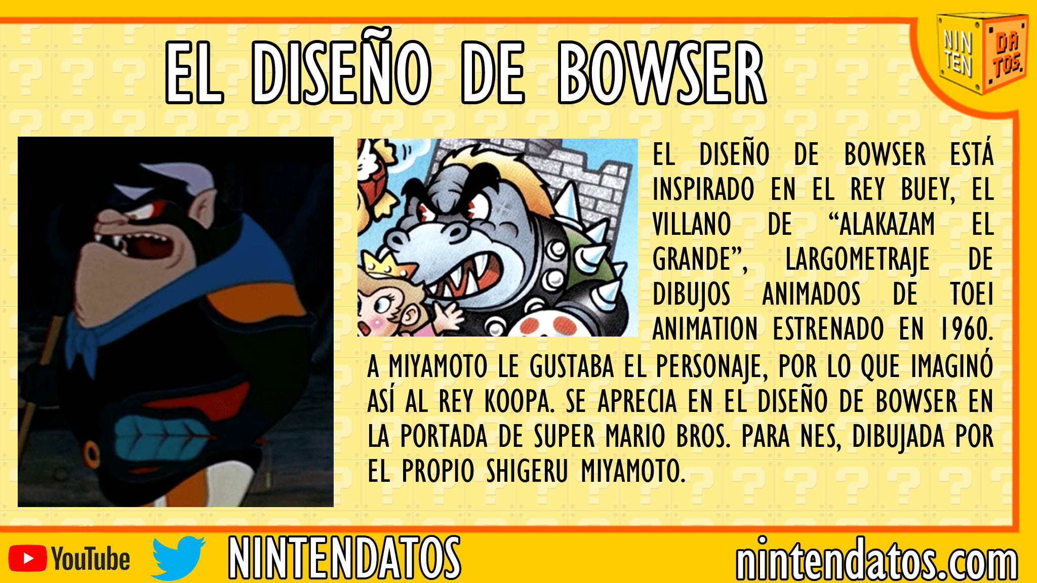 El diseño de Bowser