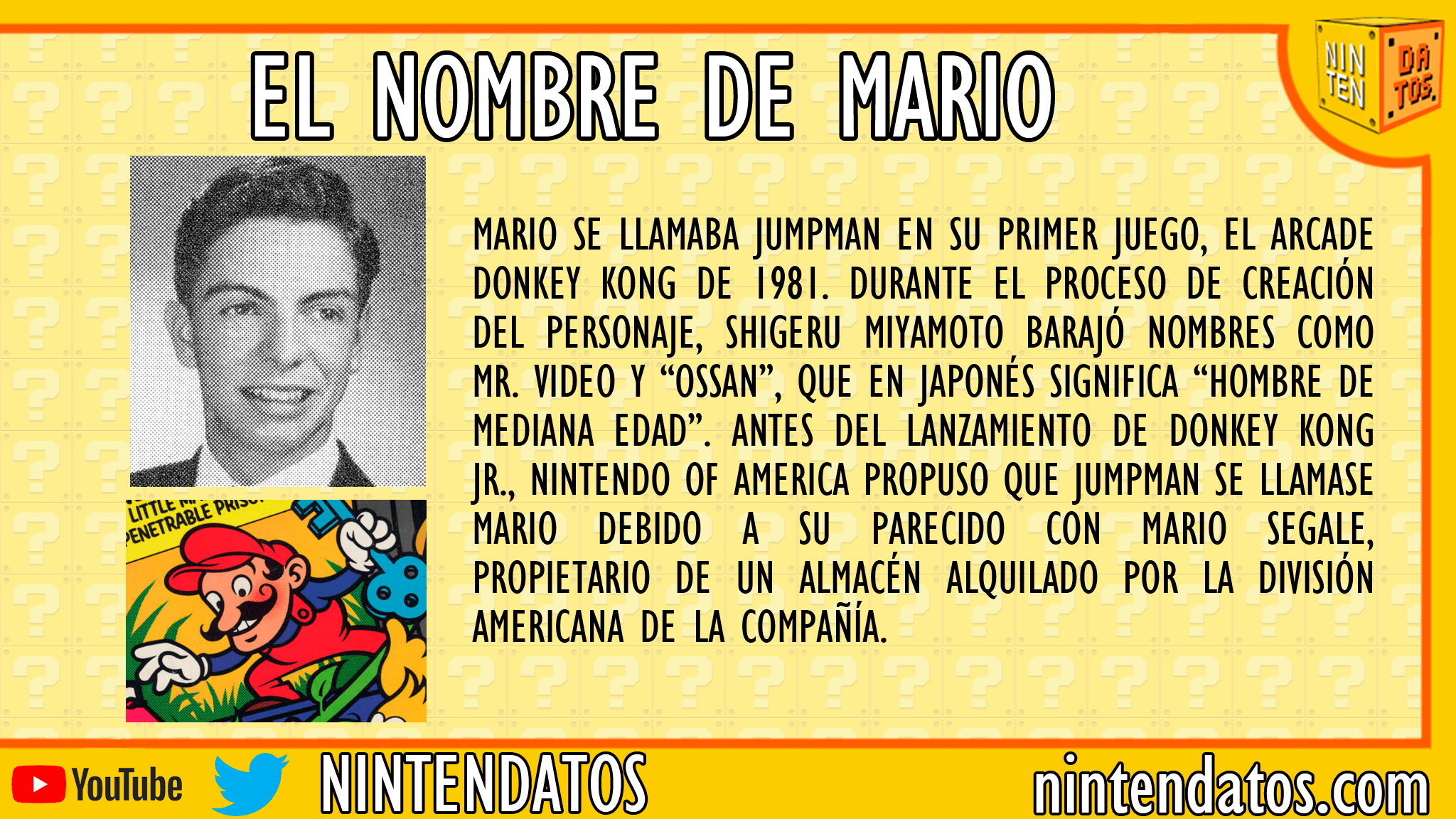 el nombre de mario
