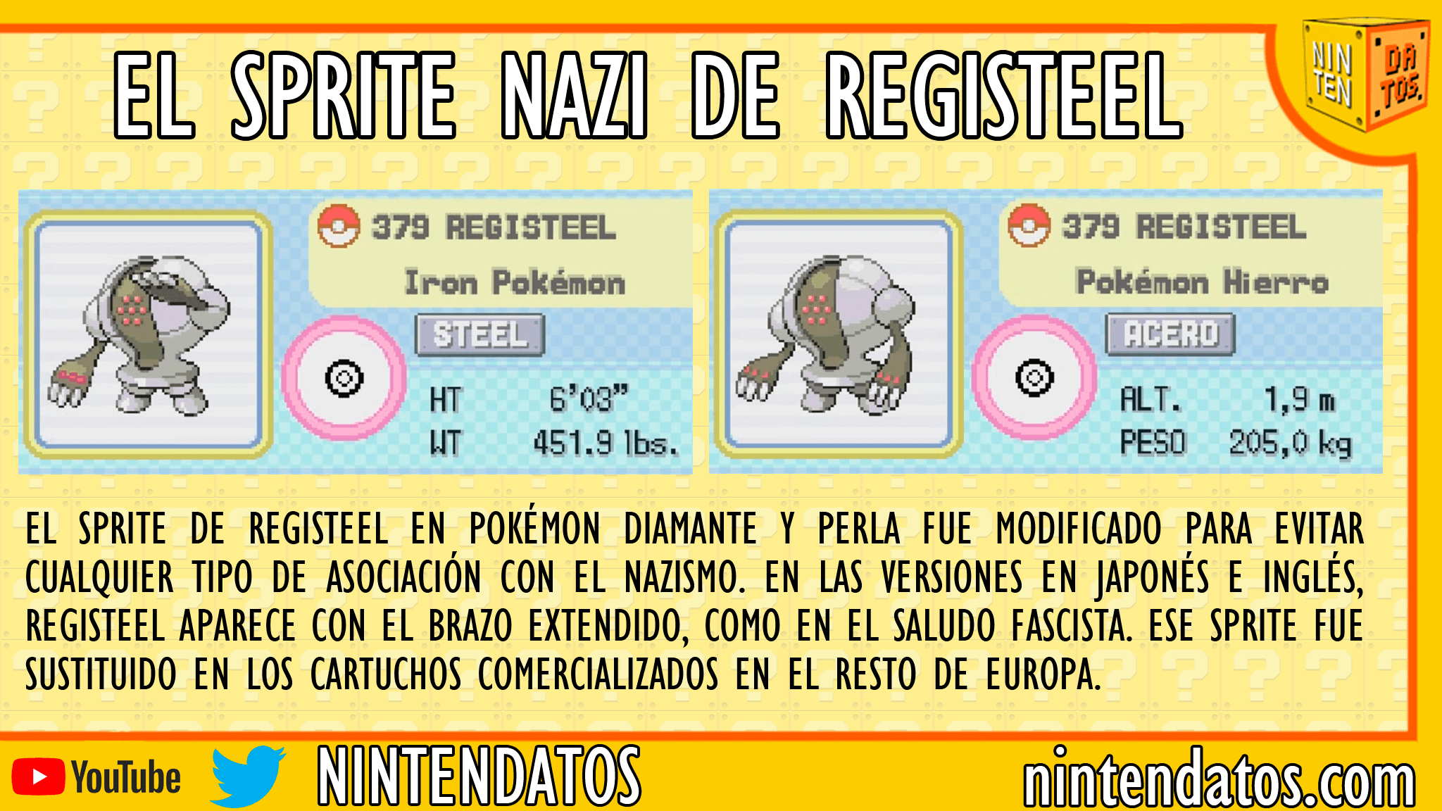 El sprite nazi de Registeel