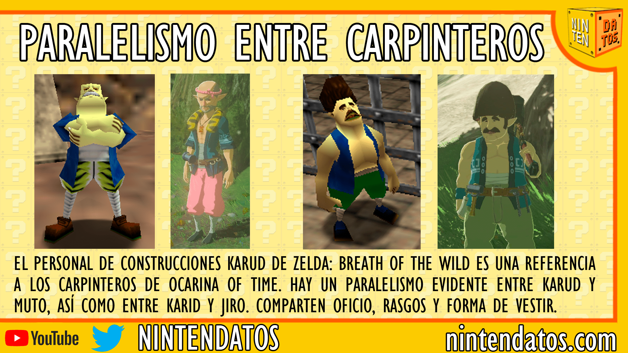 Paralelismos entre carpinteros