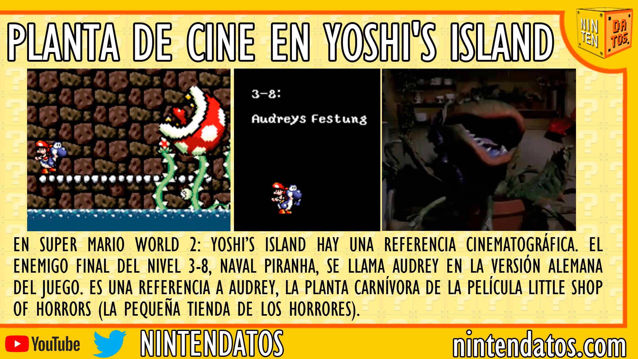 Planta de cine en Yoshi's Island
