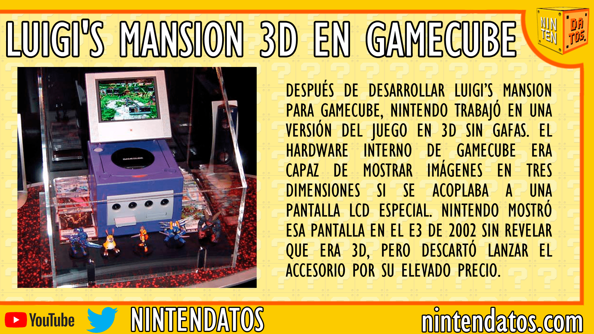 Luigi's Mansion 3D en GameCube