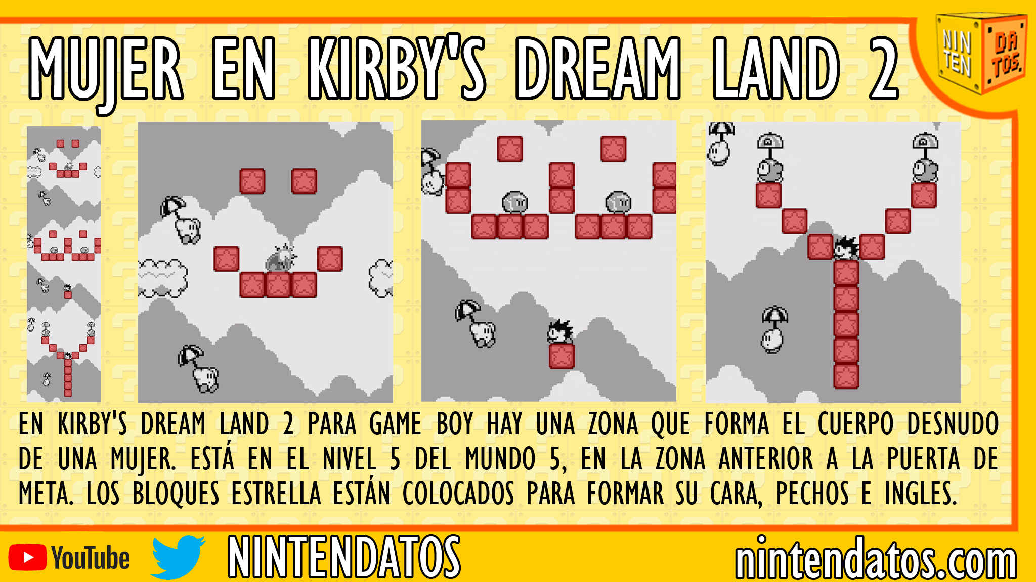Mujer oculta en Kirby's Dream Land 2