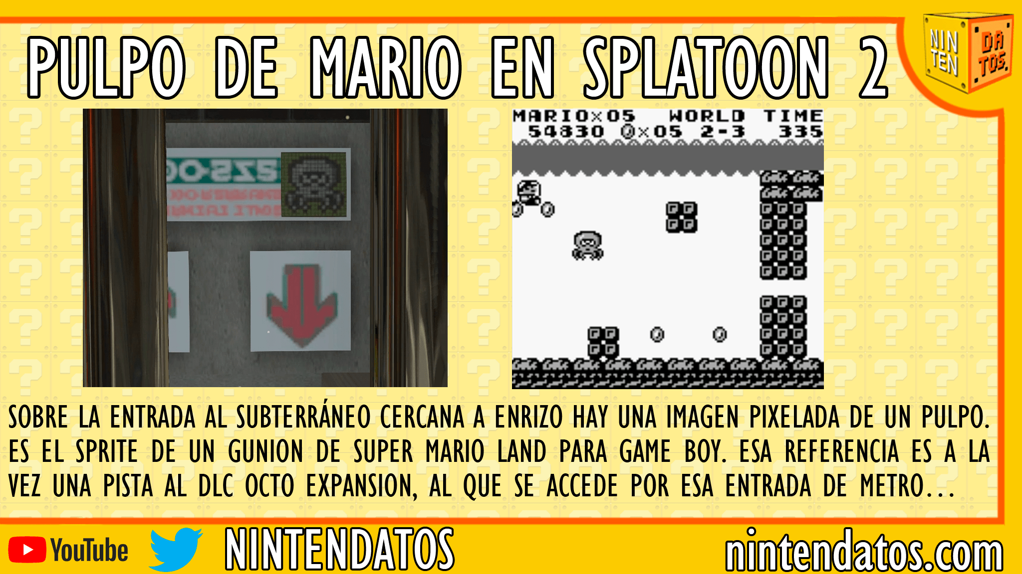 Pulpo de Mario en Splatoon 2