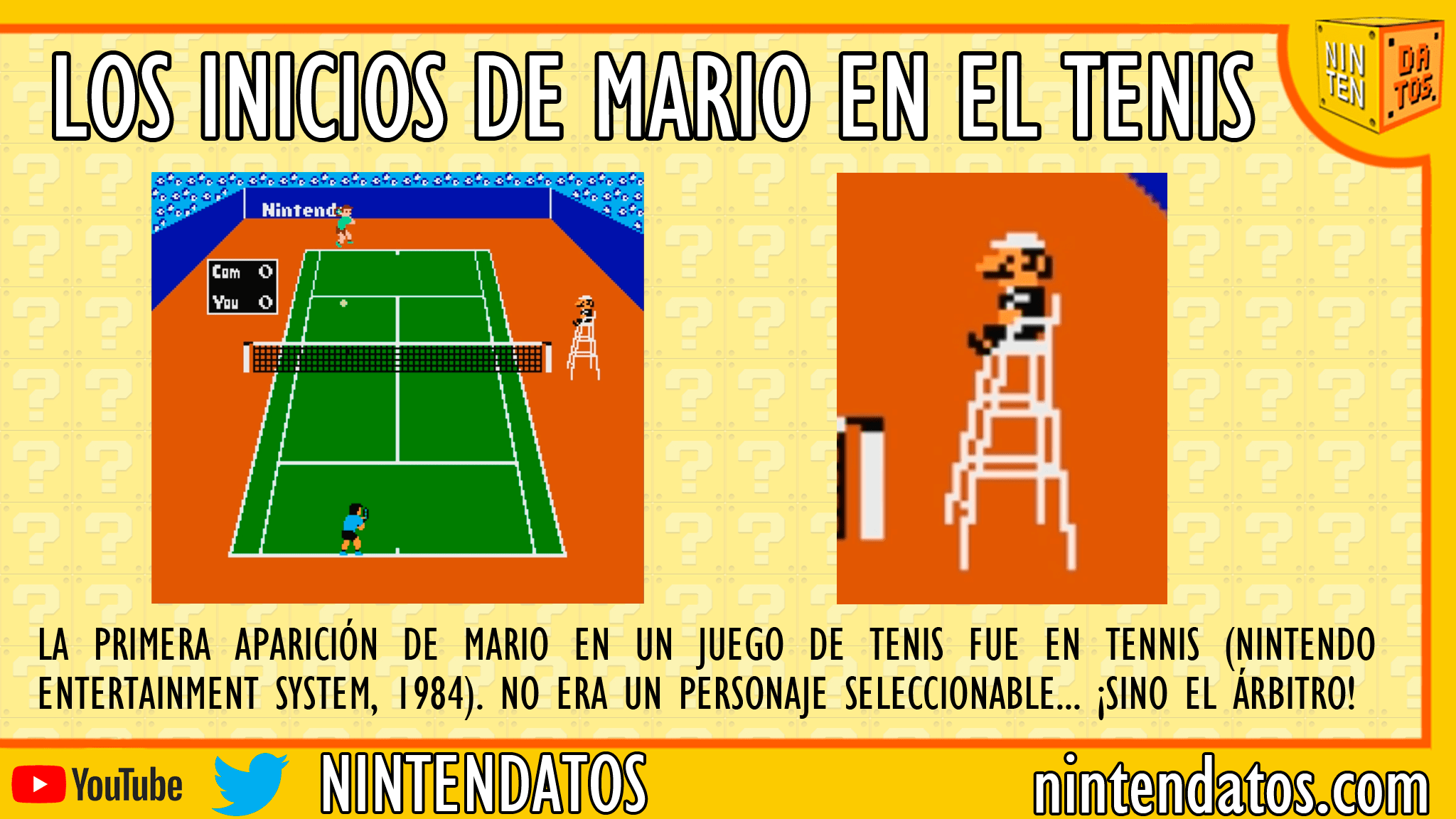 Los inicios de Mario en el tenis